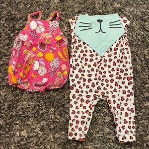 Cat & Jack one-piece outfits bundle